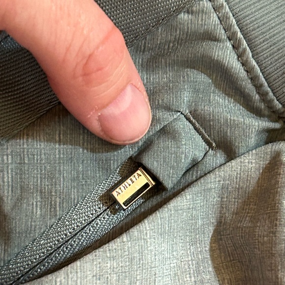 Athleta nolita slim tapered printed cropped pants size 2 seafoam green - Picture 11 of 13